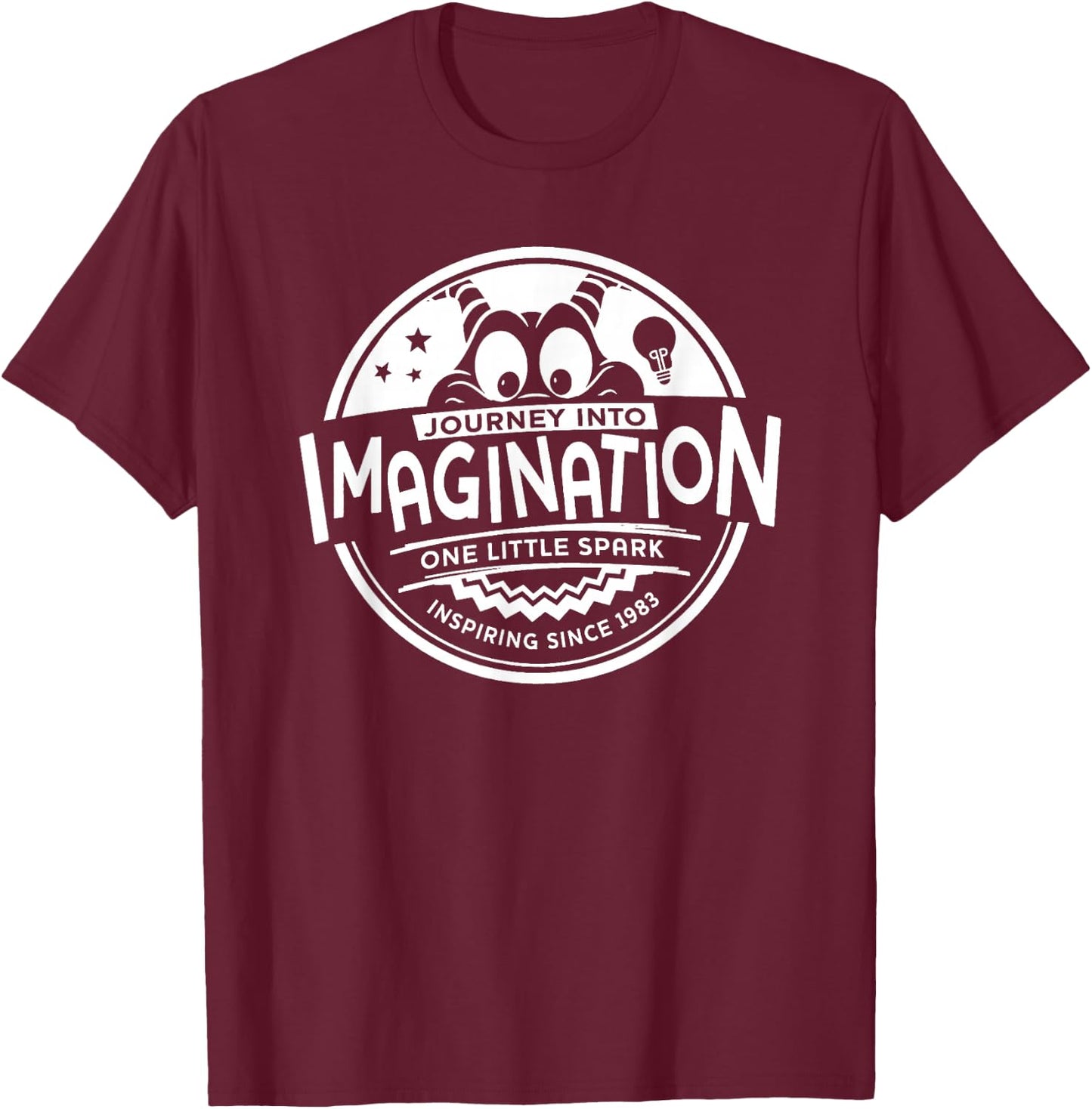 WDW Journey into Imagination One Little Spark T-Shirt - T-Shirt | Maroon