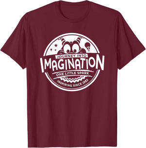 WDW Journey into Imagination One Little Spark T-Shirt - T-Shirt | Maroon