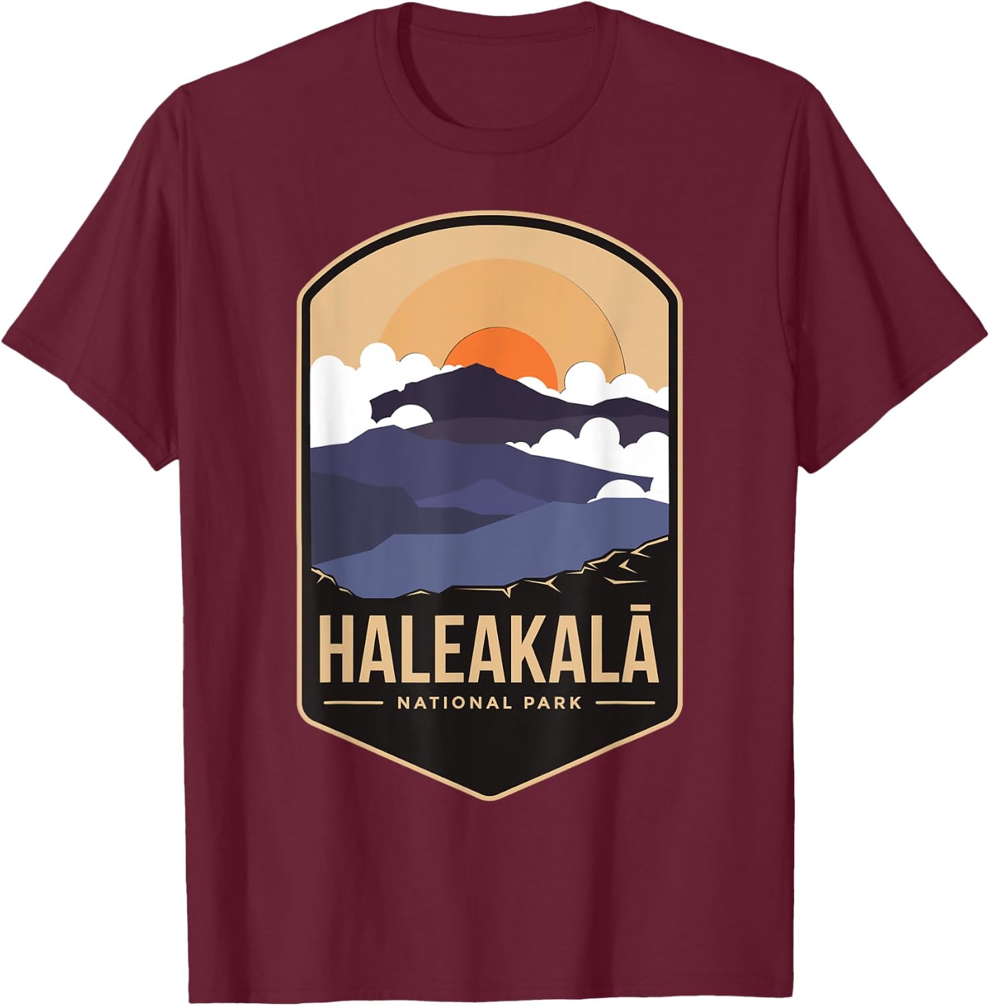 Haleakala National Park 1961 Hawaii T-Shirt - T-Shirt | Maroon