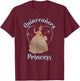 Disney The Princess And The Frog Birthday Quinceañera Tiana T-Shirt - T-Shirt | Maroon