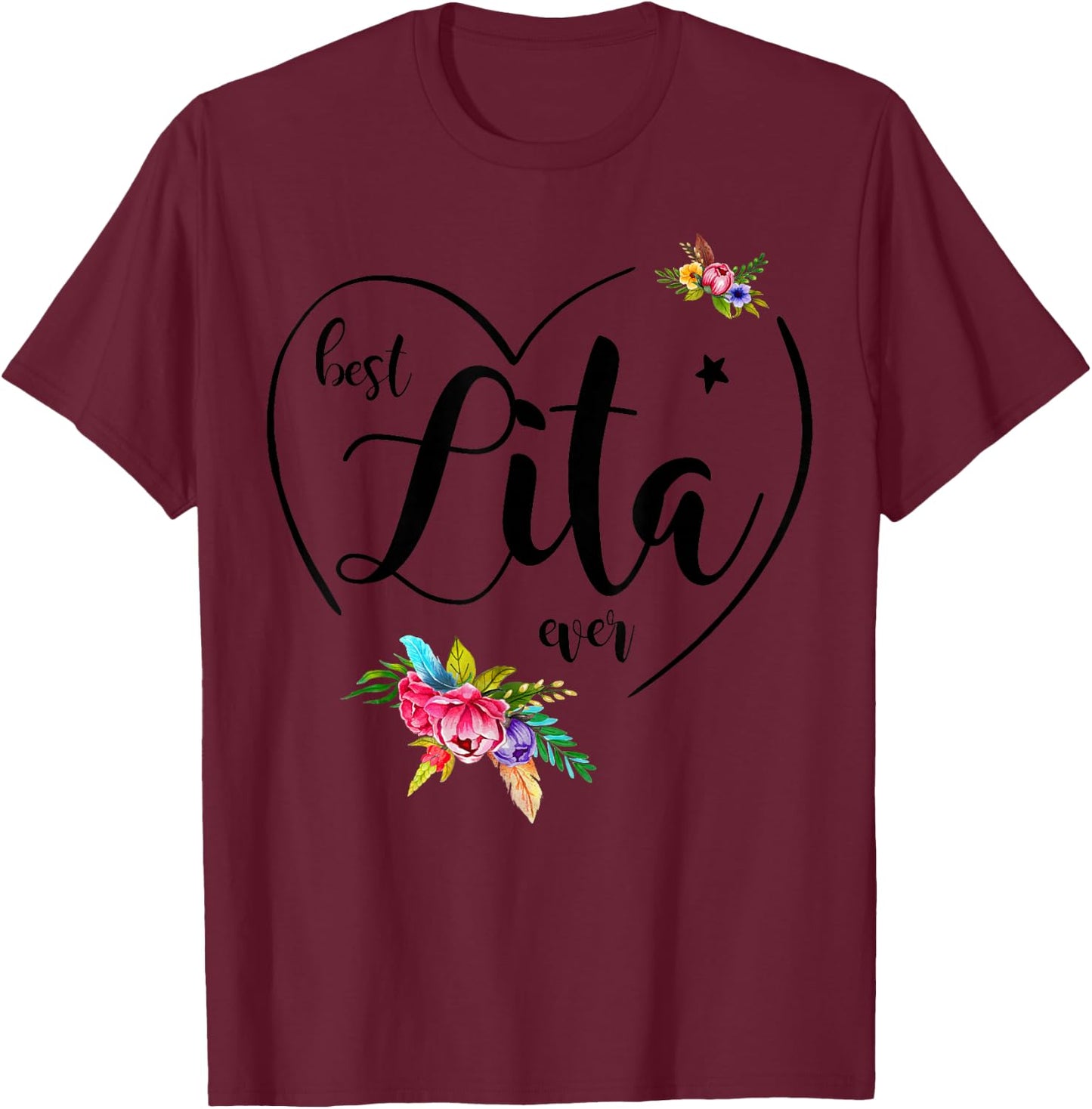 Best Lita Ever - Lita T-Shirt - T-Shirt | Maroon