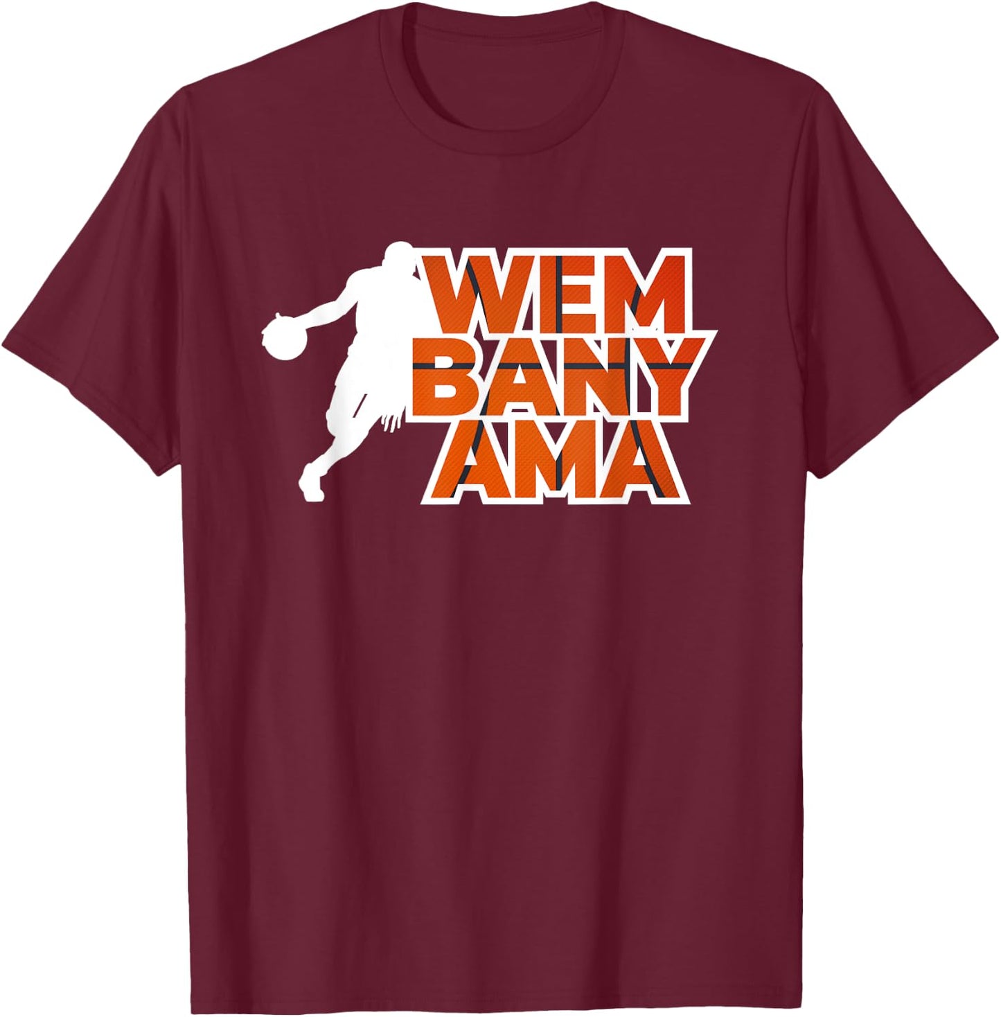 Wembanyama Basketball Amazing Gift Fan T-Shirt - T-Shirt | Maroon