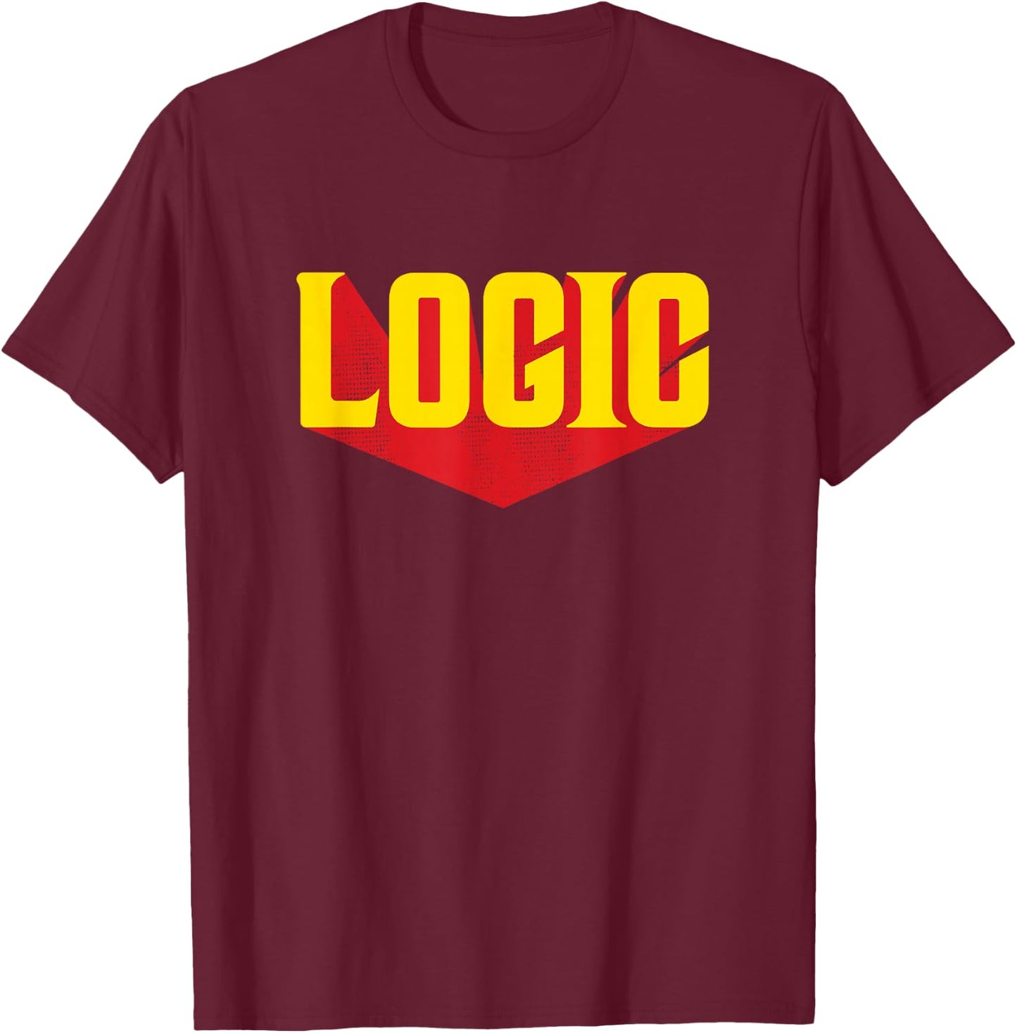 Logic Zoom T-Shirt - T-Shirt | Maroon