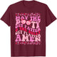 May The Booty Get Fatter The Belly Get Flatter Amen Leopard T-Shirt - T-Shirt | Maroon