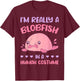 I'm really a Blobfish in a human costume T-Shirt - T-Shirt | Maroon