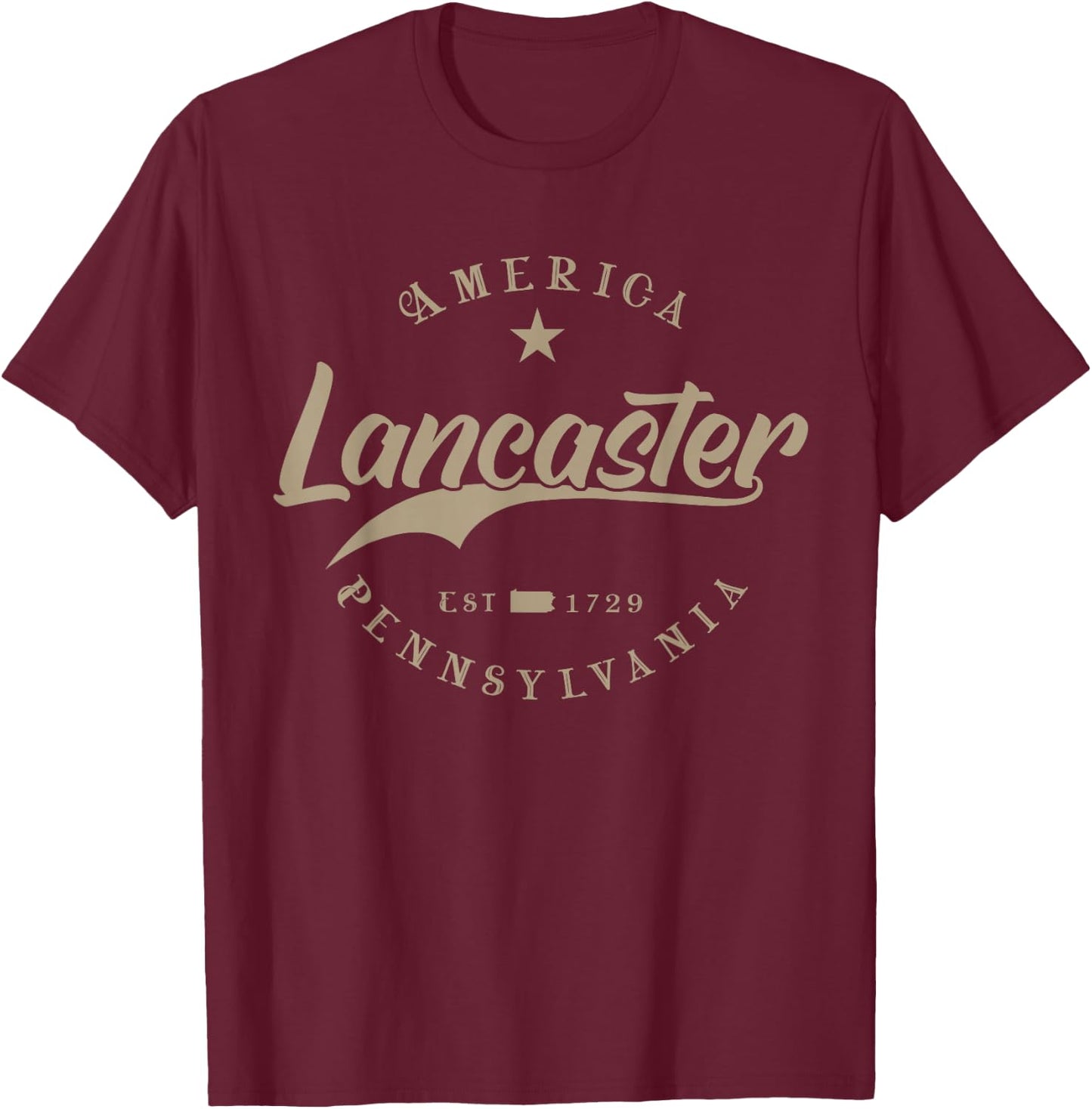 Lancaster PA | pennsylvania T-Shirt - T-Shirt | Maroon