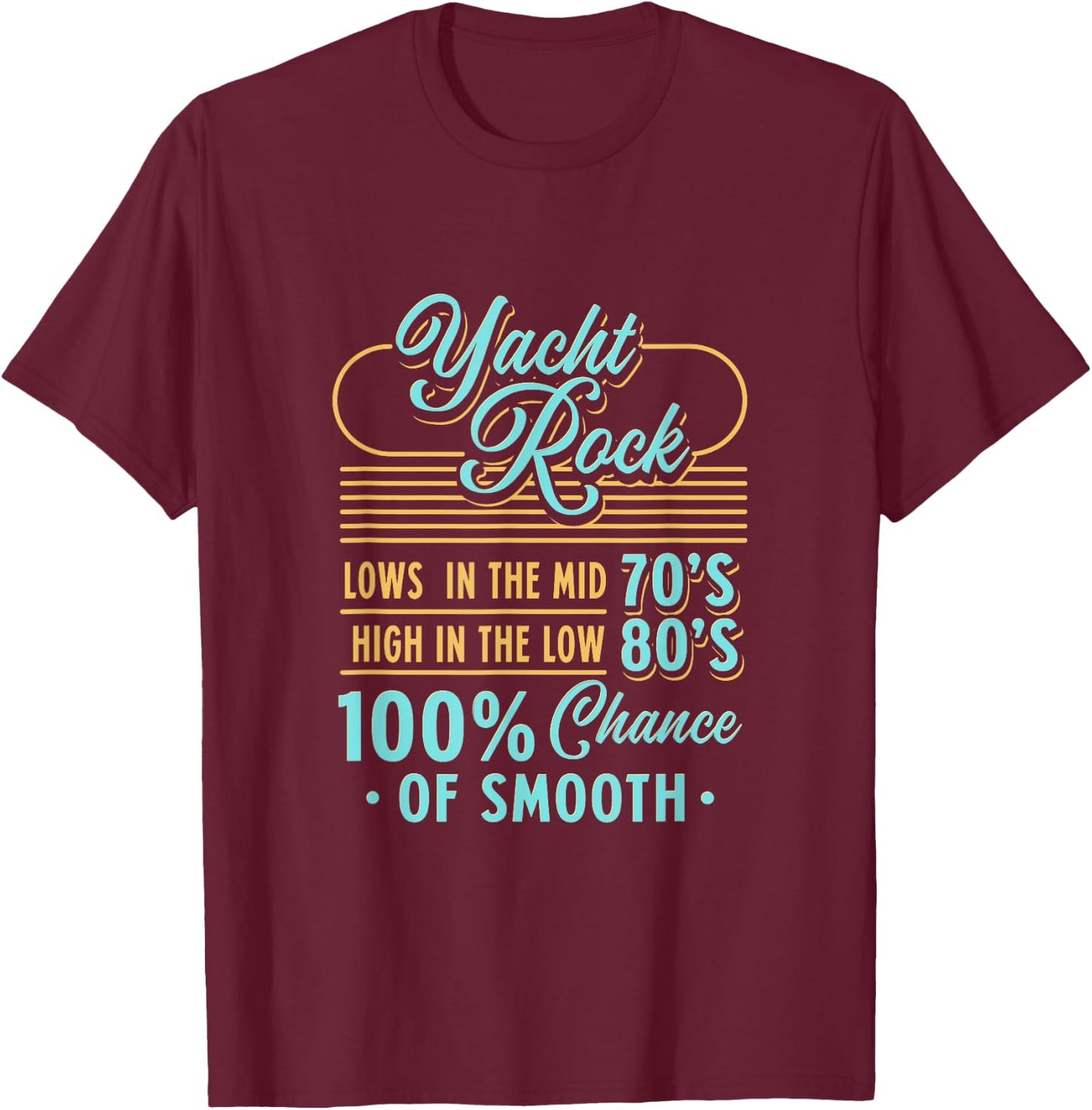 Party Boat Yacht Rock T-Shirt - T-Shirt | Maroon