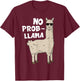 Funny Llama Design Women Kids Llama Alpaca Animal T-Shirt - T-Shirt | Maroon
