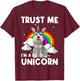 Schnauzer Unicorn Wire-Haired Pinscher Whiskered Snout Dog Men Women Girls Kids T-Shirt - T-Shirt | Maroon