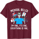 Medical Biller I'm Fine Medical Billing Specialist T-Shirt - T-Shirt | Maroon