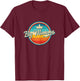 Big Momma Retro Name Funny Vintage Style Mother Mama T-Shirt - T-Shirt | Maroon