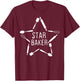 Star Baker Baking Cake Lover Decorator Baker Pastry Chef T-Shirt - T-Shirt | Maroon
