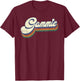 Gammie Gifts For Grandma Retro Vintage Mother's Day Gammie T-Shirt - T-Shirt | Maroon