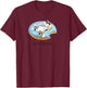 Donut Disturb Funny Dog Pool Float Pun Pet Owners Dog Love Women Kids T-Shirt - T-Shirt | Maroon