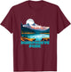 Humphreys Peak Souvenir Apparel Retro Vintage Humphreys Peak T-Shirt - T-Shirt | Maroon