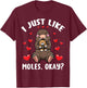 Mole With Stuffed Animal I Just Like Moles T-Shirt - T-Shirt | Maroon