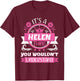 Helen Name | It's a Helen Thing You Wouldn't Understand T-Shirt - T-Shirt | Maroon