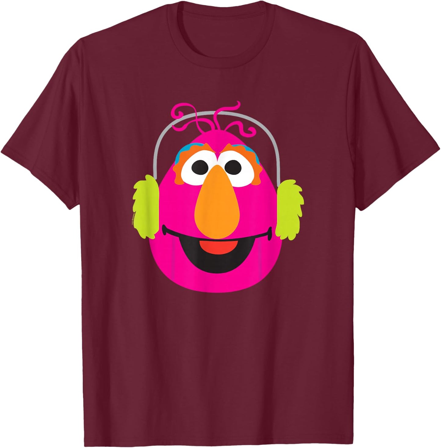 Sesame Street Christmas Nutcracker Telly Monster T-Shirt - T-Shirt | Maroon