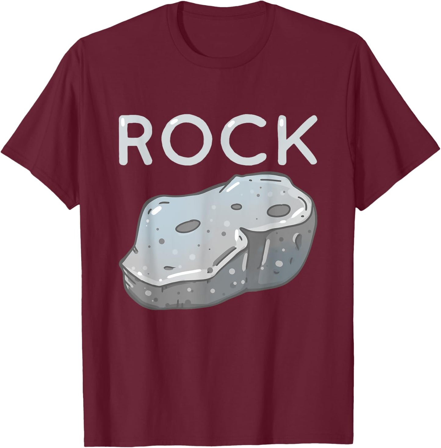 Rock Paper Scissors Matching Halloween Costumes T-Shirt - T-Shirt | Maroon