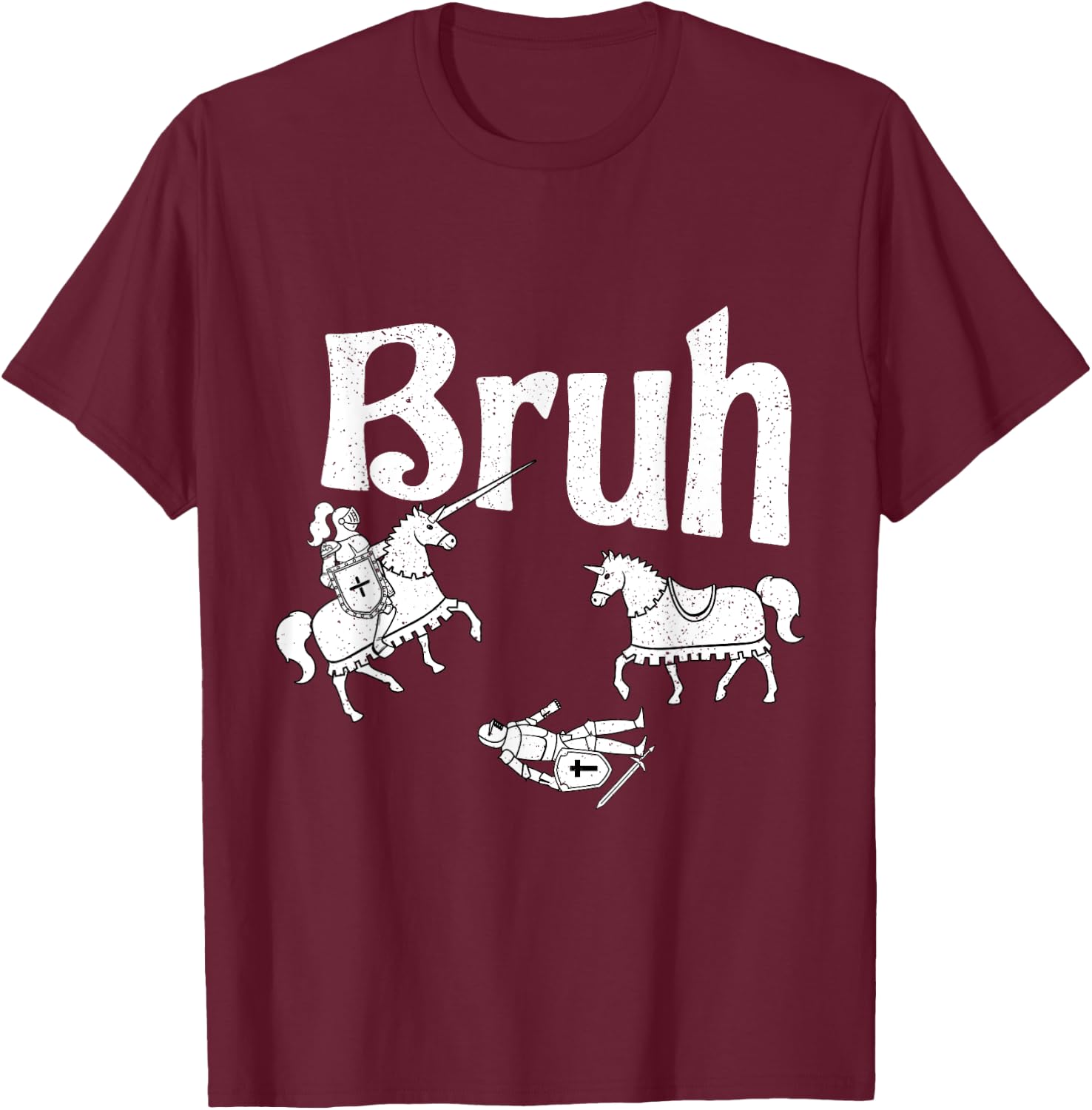 Funny Jousting Bro Renaissance Festival Medieval T-Shirt - T-Shirt | Maroon
