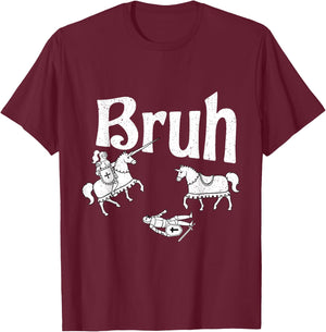 Funny Jousting Bro Renaissance Festival Medieval T-Shirt - T-Shirt | Maroon