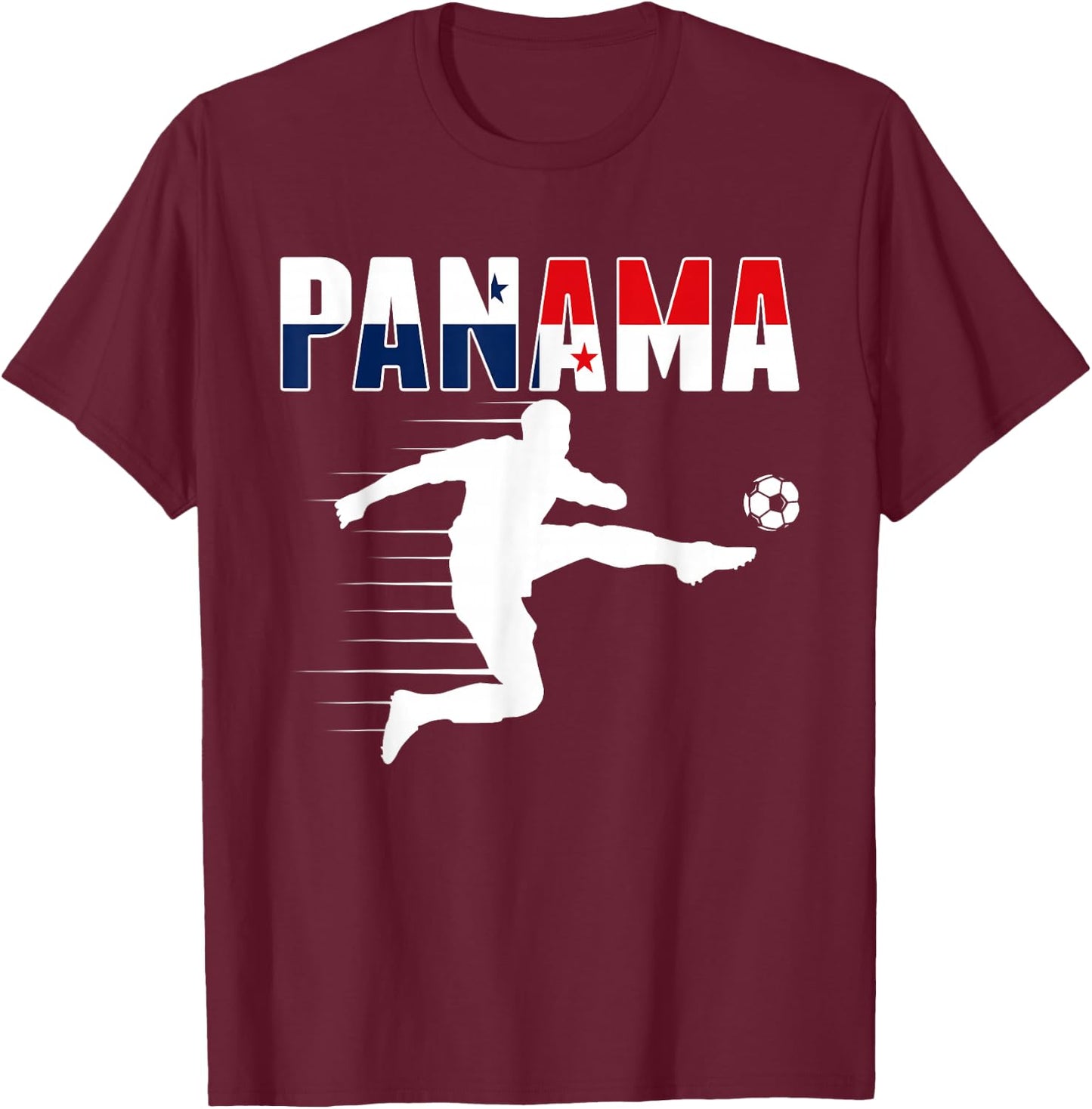 Panama Soccer Lovers Jersey Support Panamanian Football Team T-Shirt - T-Shirt | Maroon