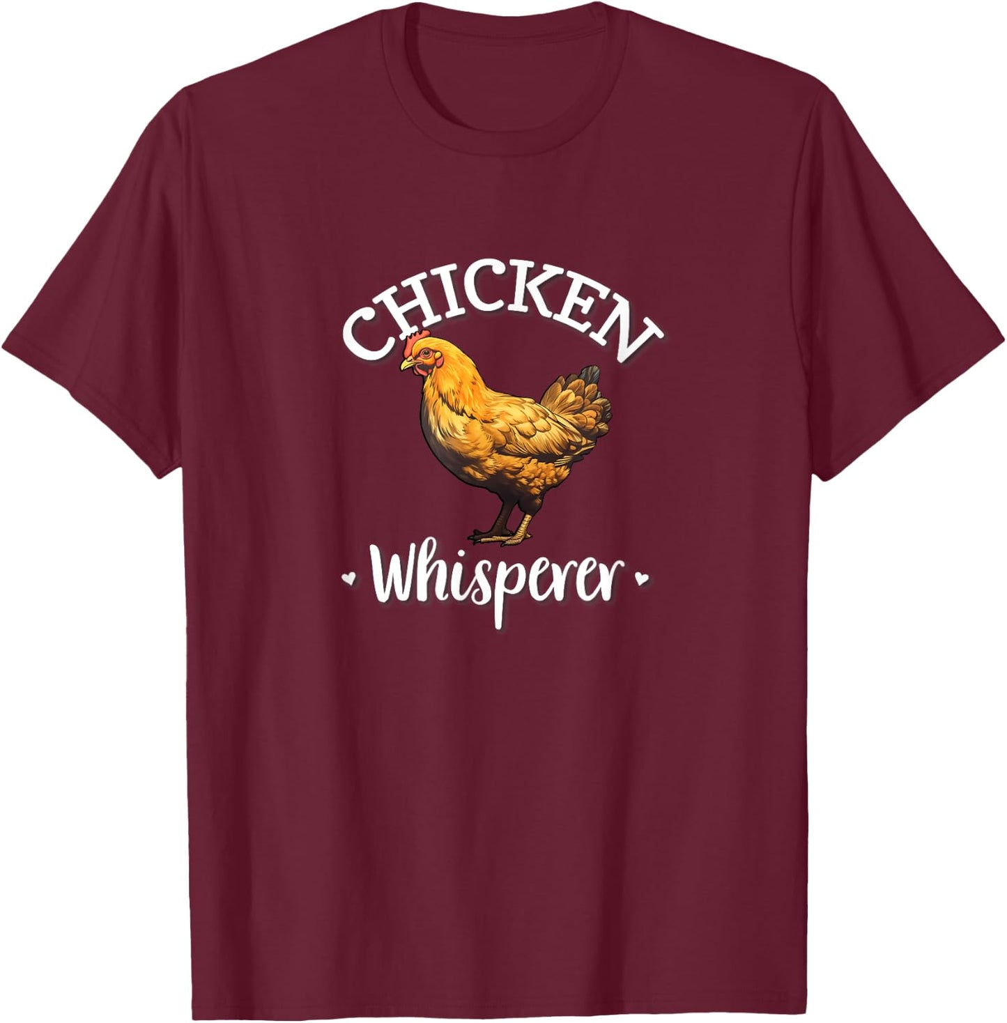 Funny Kids Hen Chicken Whisperer Buff Orpington Lover T-Shirt - T-Shirt | Maroon