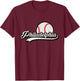 Philadelphia Baseball Philly Downtown Skyline T-Shirt - T-Shirt | Maroon
