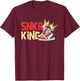 SNKR King Sneaker King Crowned Kicks Collector T-Shirt - T-Shirt | Maroon
