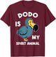 Dodo Bird Vintage Loves Dodos Flightless Bird Watching T-Shirt - T-Shirt | Maroon