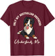 Australian Shepherd Aussie Herding Dog Breed Fur Parent T-Shirt - T-Shirt | Maroon