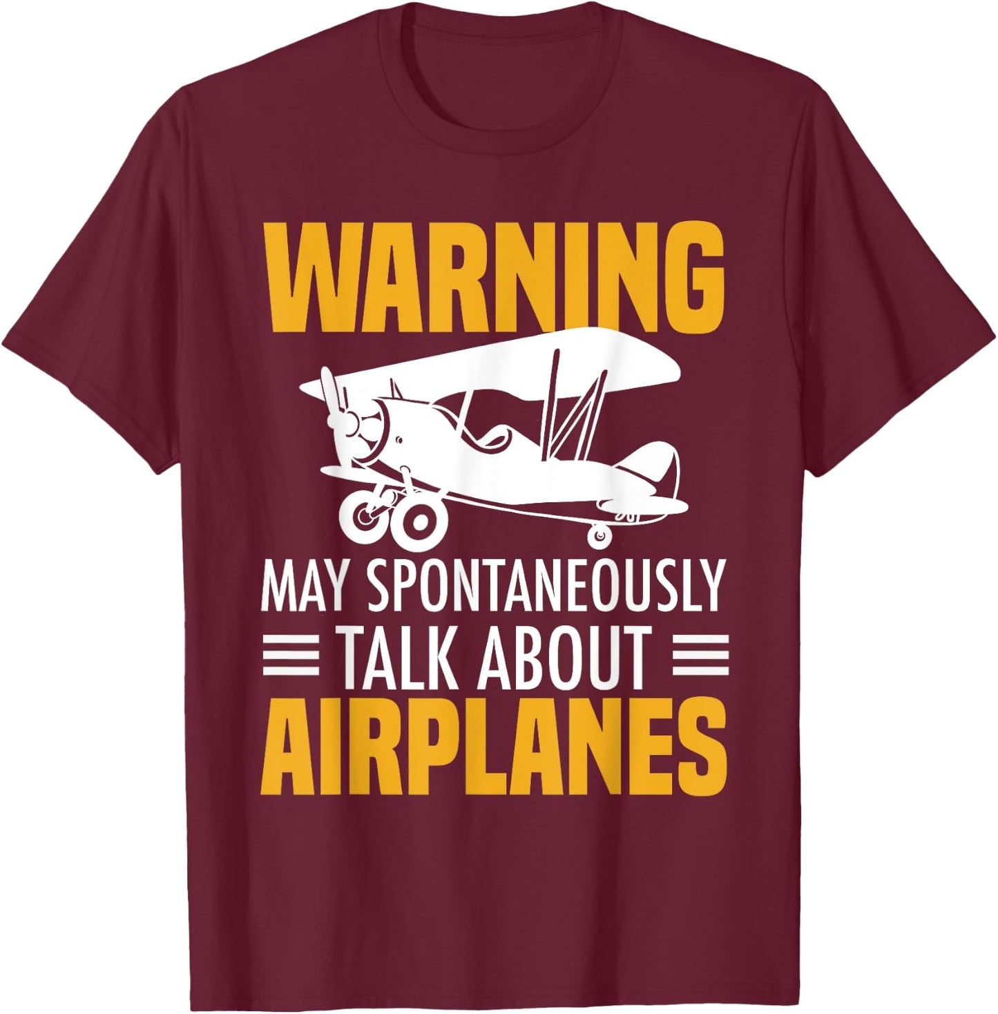 Funny Pilot Art Women Aviation Pilot Airplane Lovers T-Shirt - T-Shirt | Maroon