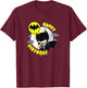 DC Comics Justice League Happy Birthday Chibi Batman T-Shirt - T-Shirt | Maroon