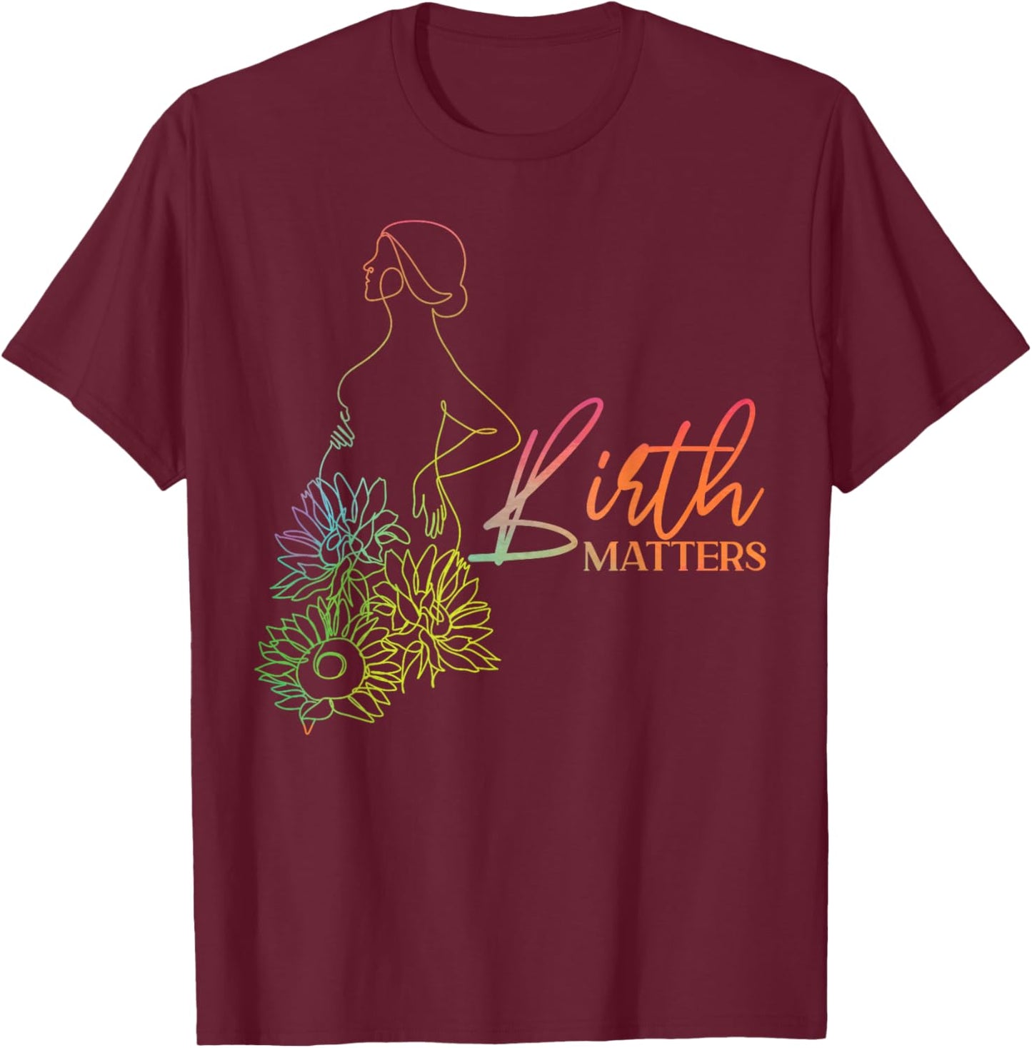LD Labour And Delivery Nurse Midwife Birth Worker Doula T-Shirt - T-Shirt | Maroon