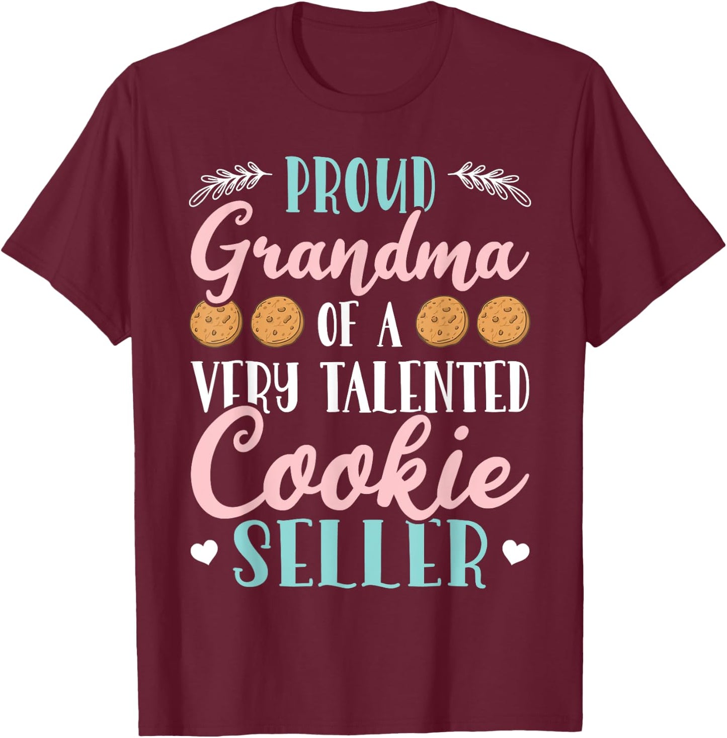 Scout And Cookie Seller - Scouting Cookie T-Shirt - T-Shirt | Maroon