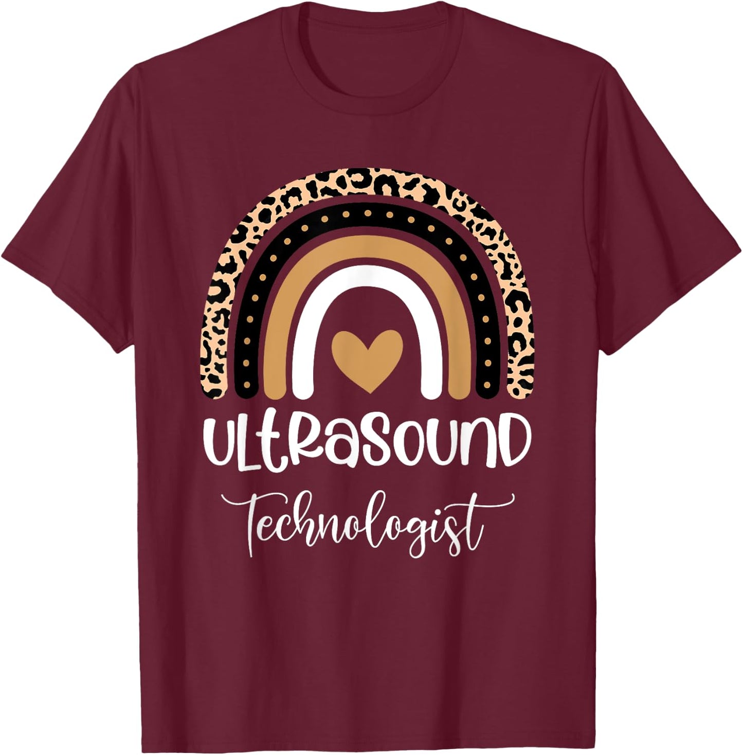Ultrasound Technologist Sonography Ultrasound Tech T-Shirt - T-Shirt | Maroon
