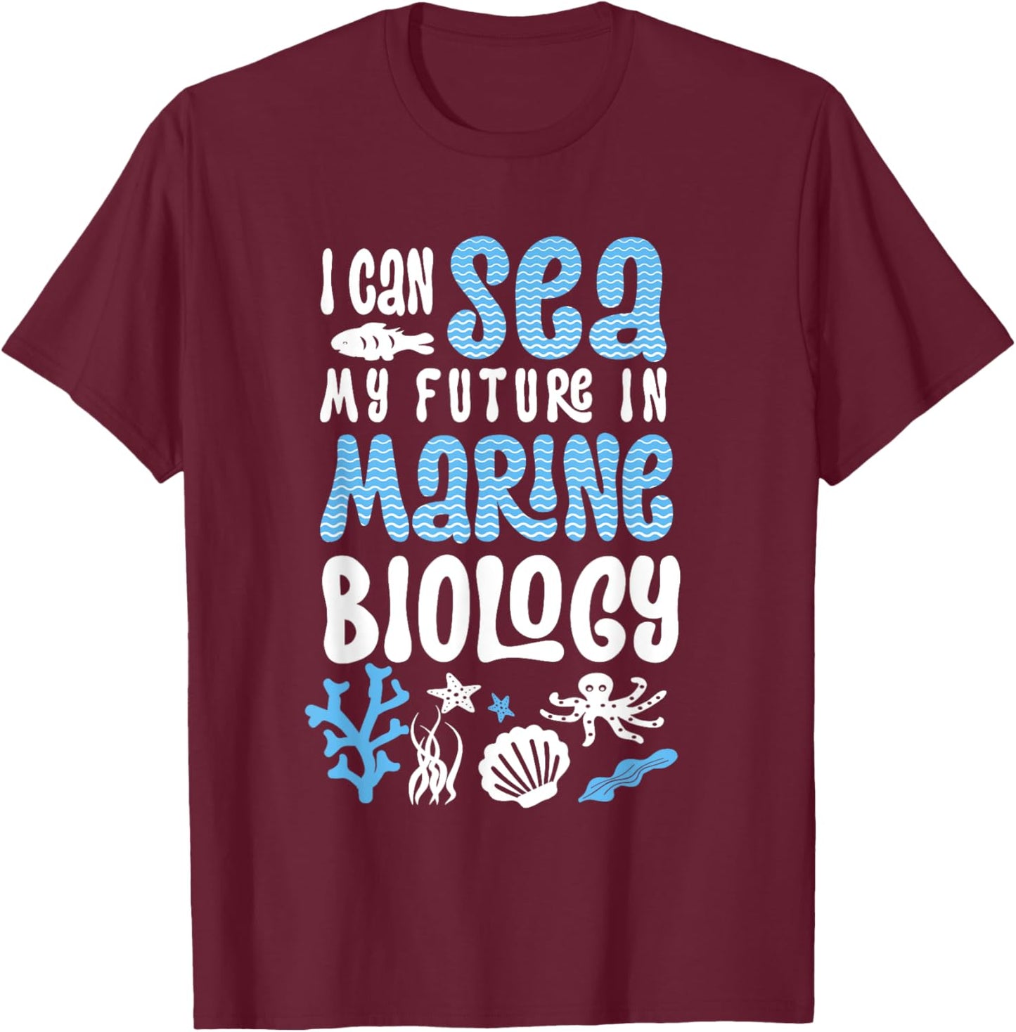 Shark Marine biologist T-Shirt - T-Shirt | Maroon