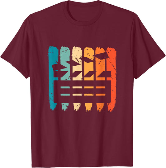 Film Producer Clapboard Retro Cinematography Filmmaker T-Shirt - T-Shirt | Maroon