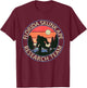 Florida Skunk Ape Research Team Fun Camping Hiking Outdoors T-Shirt - T-Shirt | Maroon