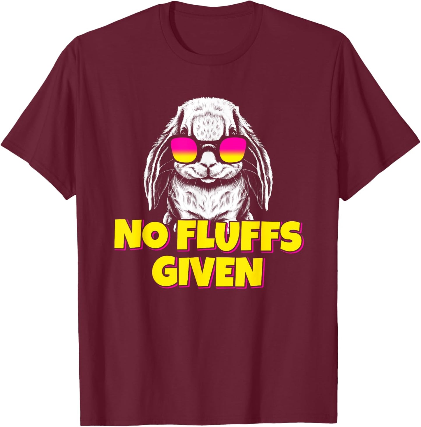 Holland Lop Bunny T-Shirt - T-Shirt | Maroon