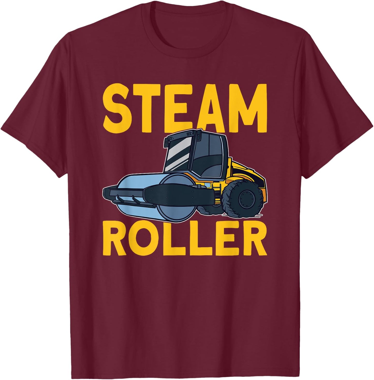 Steam Roller T-Shirt - T-Shirt | Maroon