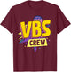 VBS Crew Vacation Bible VBS Teacher Groovy Christian School Women Kids T-Shirt - T-Shirt | Maroon