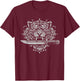 Sak Yant Muay Thai MMA Tattoo Tiger Head Knife Martial Art T-Shirt - T-Shirt | Maroon