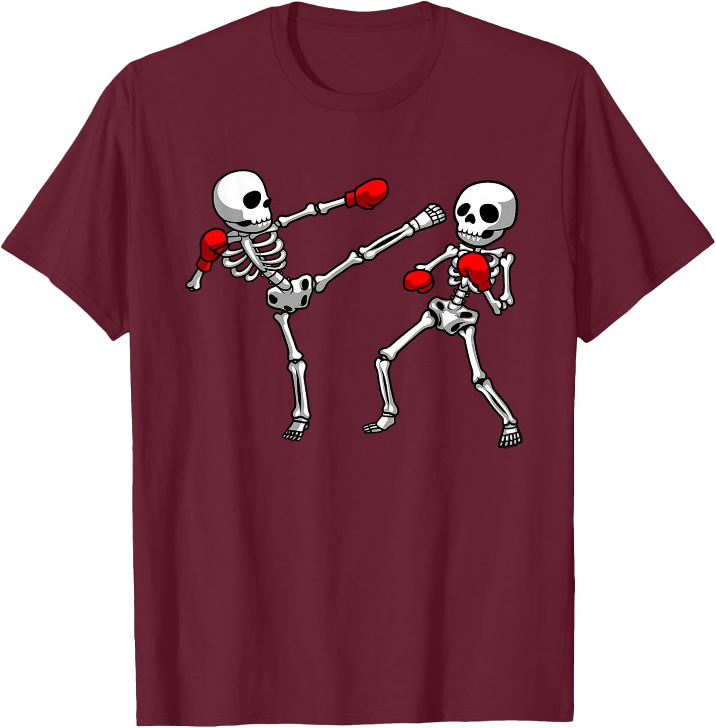 Cool Kickboxing Design Women Kickboxer Boxing T-Shirt - T-Shirt | Maroon