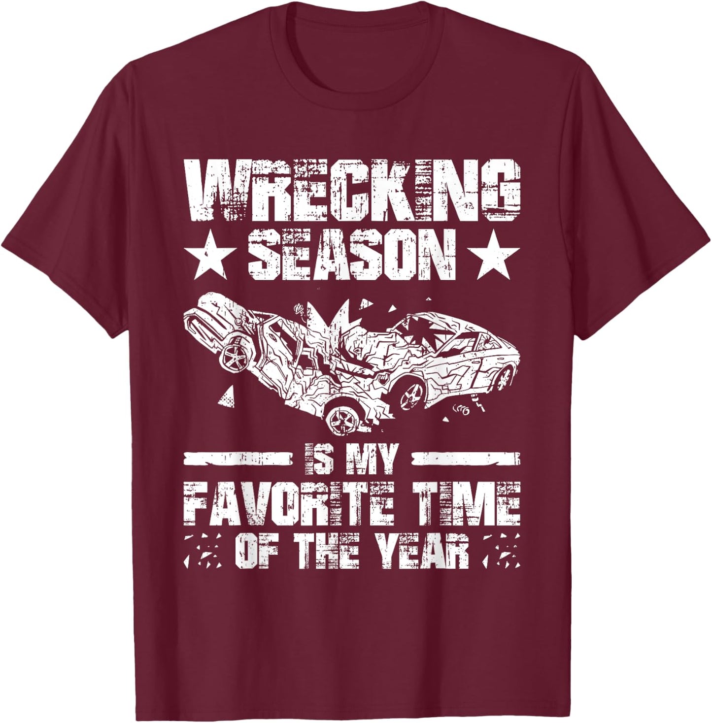 Demolition Derby Demo Derby Toys Demo Derby Season T-Shirt - T-Shirt | Maroon