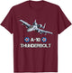A-10 Warthog Military Aviation A-10 Thunderbolt T-Shirt - T-Shirt | Maroon