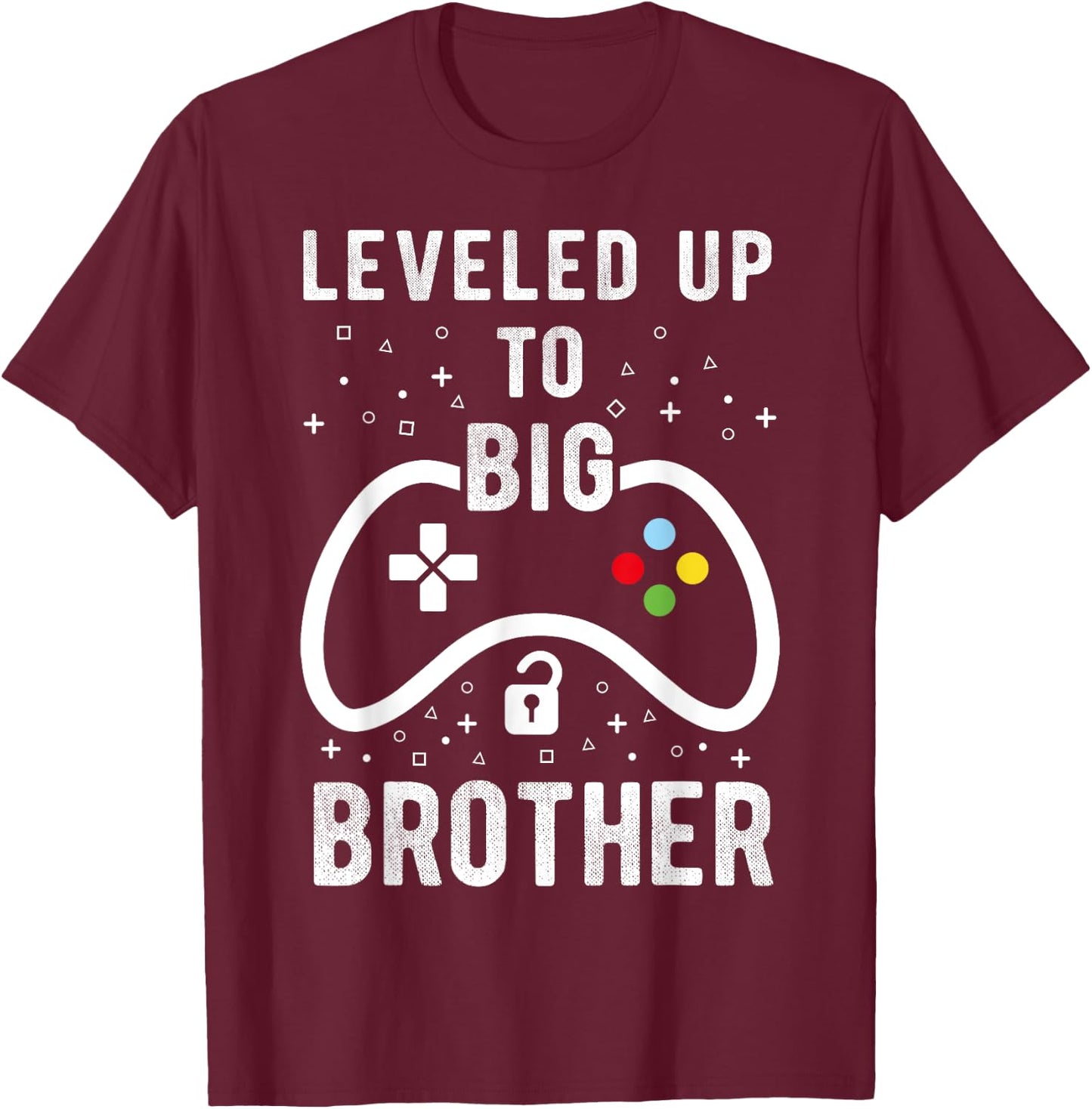 Big Brother Gamer T-Shirt - T-Shirt | Maroon