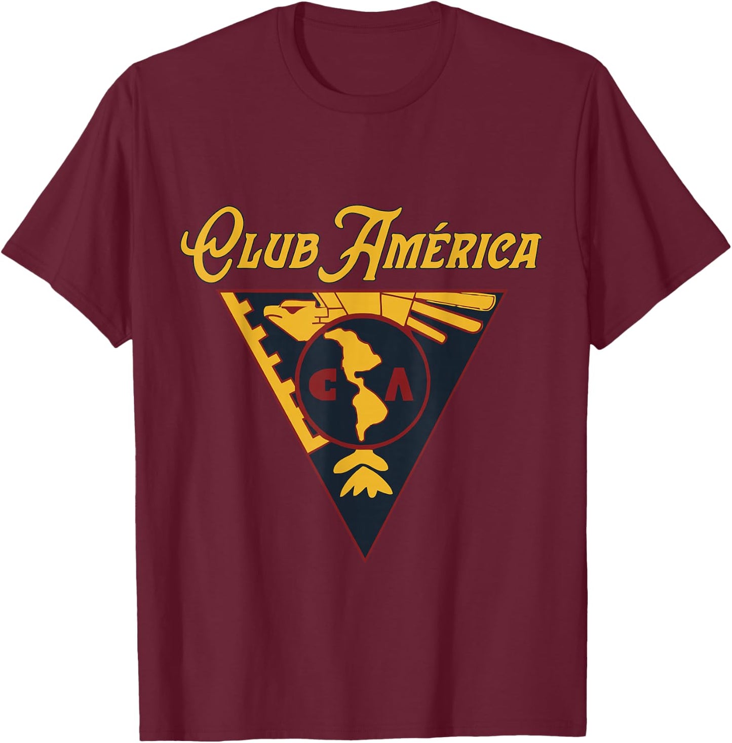 Club America - Score Big with Our Exclusive Collection T-Shirt - T-Shirt | Maroon