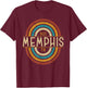Retro Memphis Area Code 901 Residents State Tennessee T-Shirt - T-Shirt | Maroon