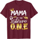 Mama of The Notorious One Old School Hip Hop 1st Birthday T-Shirt - T-Shirt | Maroon